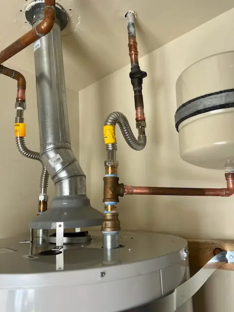 Water heater installation and plumbing repair in East Rockville